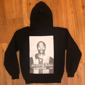 Snoop Dogg Mugshot Hoodie Pullover Sweatshirt Rap
